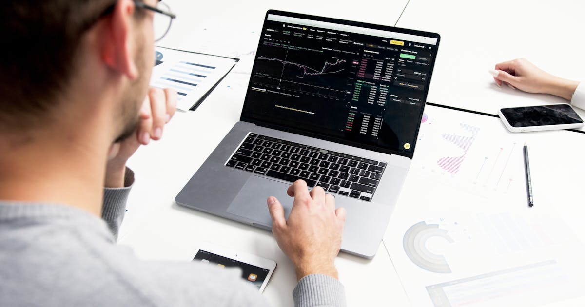 주식 차트 노트북